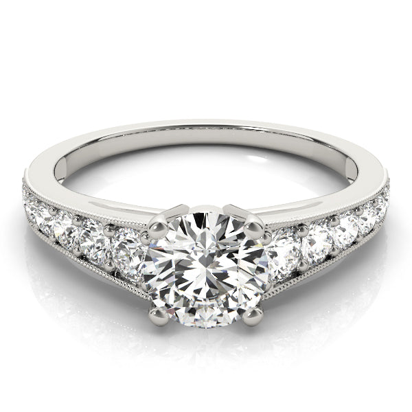Graduate Channel Set Diamond Engagement Ring - Elgrissy Diamonds