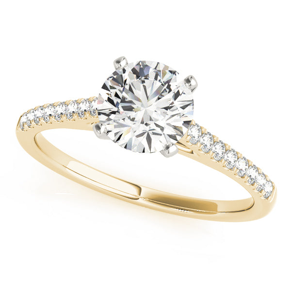 Pavé Diamonds Engagement Ring - Elgrissy Diamonds
