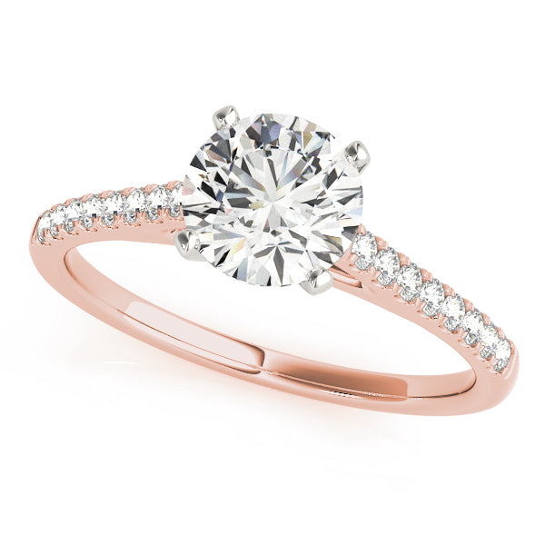 Pavé Diamonds Engagement Ring - Elgrissy Diamonds