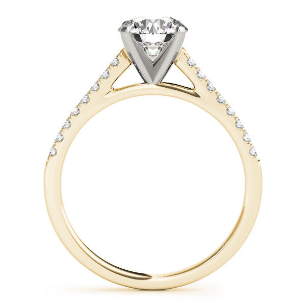 Pavé Diamonds Engagement Ring - Elgrissy Diamonds