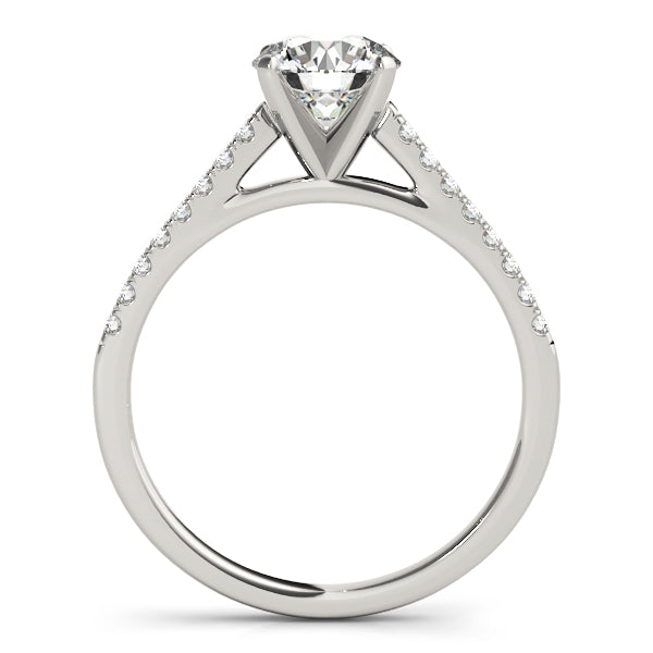 Pavé Diamonds Engagement Ring - Elgrissy Diamonds