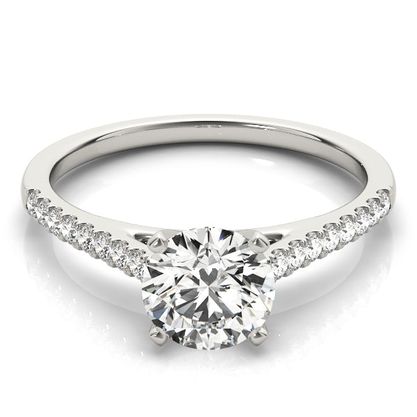 Pavé Diamonds Engagement Ring - Elgrissy Diamonds