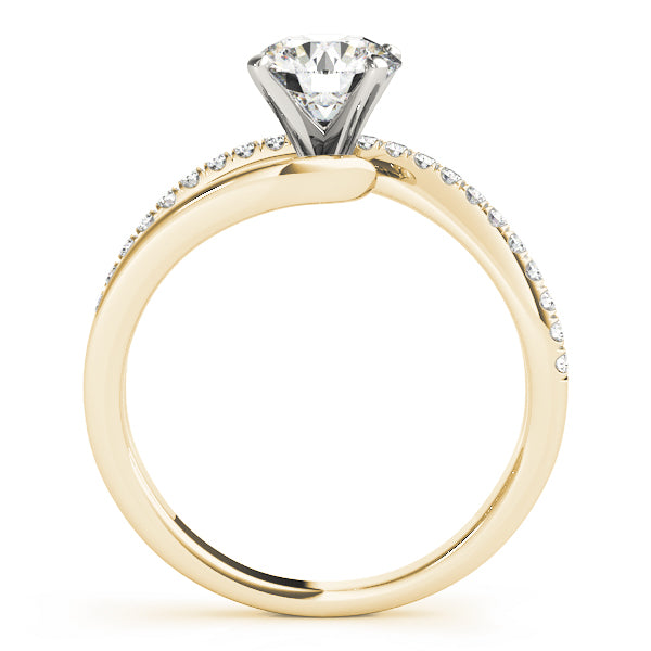Split Shank Pavé Diamond Engagement Ring - Elgrissy Diamonds