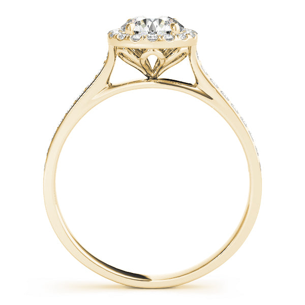 Round Diamond Halo Engagement Ring - Elgrissy Diamonds