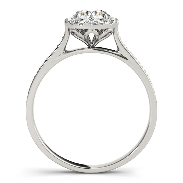 Round Diamond Halo Engagement Ring - Elgrissy Diamonds