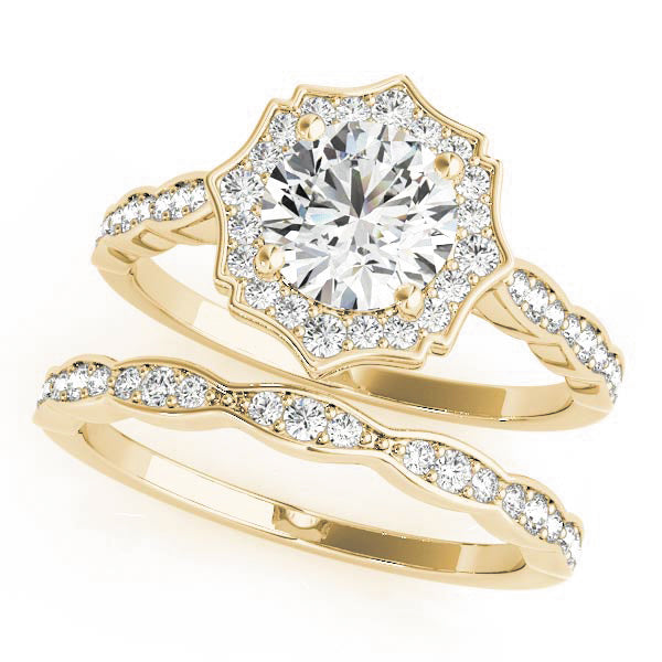 Round Diamond Magnolia Engagement Ring - Elgrissy Diamonds