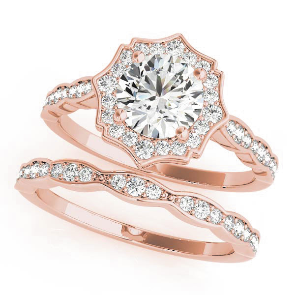 Round Diamond Magnolia Engagement Ring - Elgrissy Diamonds