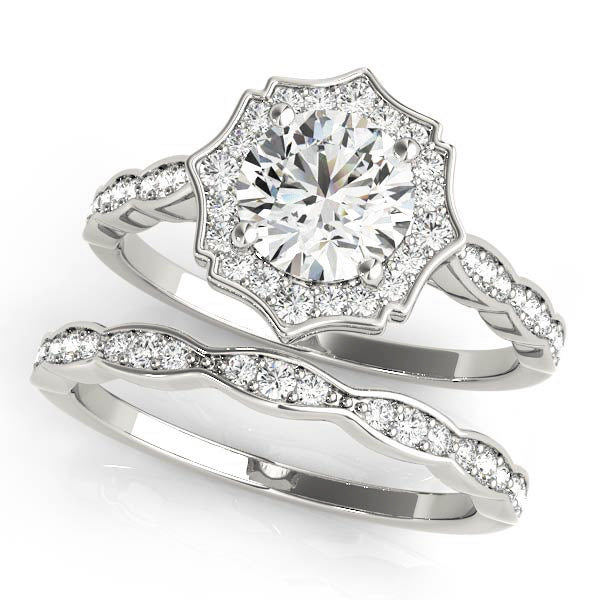 Round Diamond Magnolia Engagement Ring - Elgrissy Diamonds