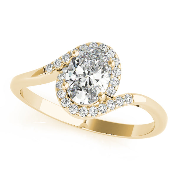Oval Halo Infinity Pavé Engagement Ring - Elgrissy Diamonds