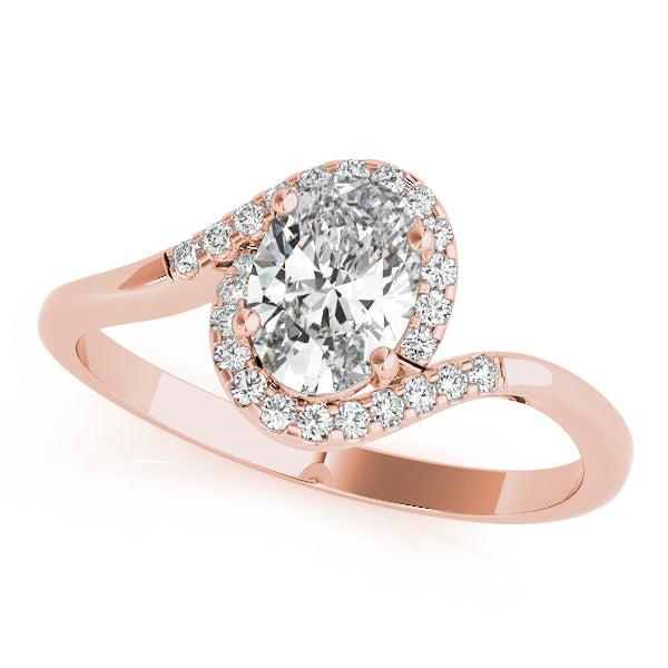 Oval Halo Infinity Pavé Engagement Ring - Elgrissy Diamonds