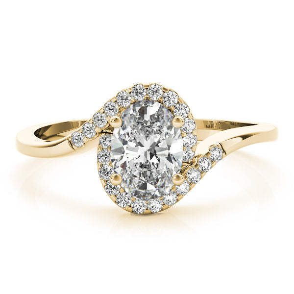 Oval Halo Infinity Pavé Engagement Ring - Elgrissy Diamonds