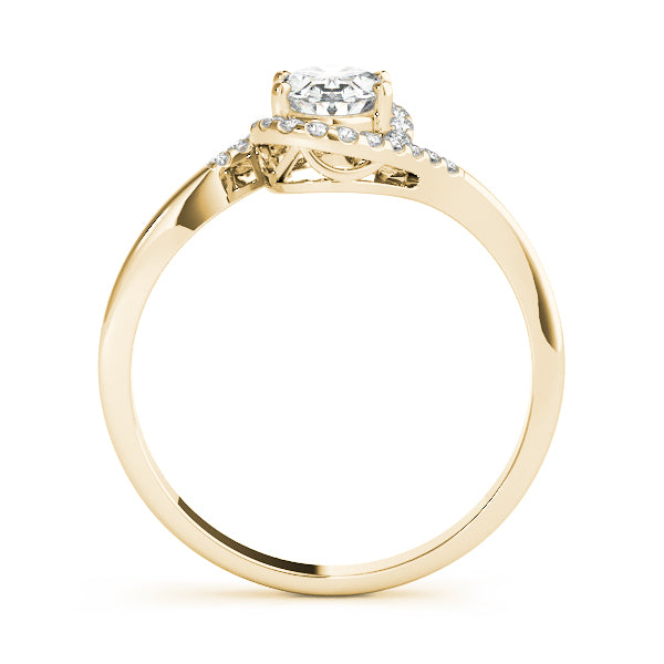 Oval Halo Infinity Pavé Engagement Ring - Elgrissy Diamonds