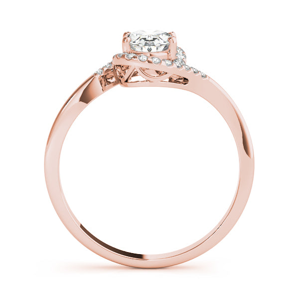Oval Halo Infinity Pavé Engagement Ring - Elgrissy Diamonds