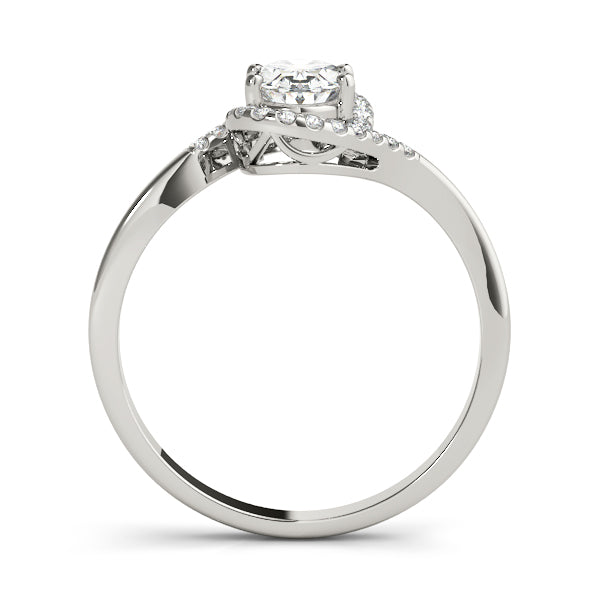 Oval Halo Infinity Pavé Engagement Ring - Elgrissy Diamonds
