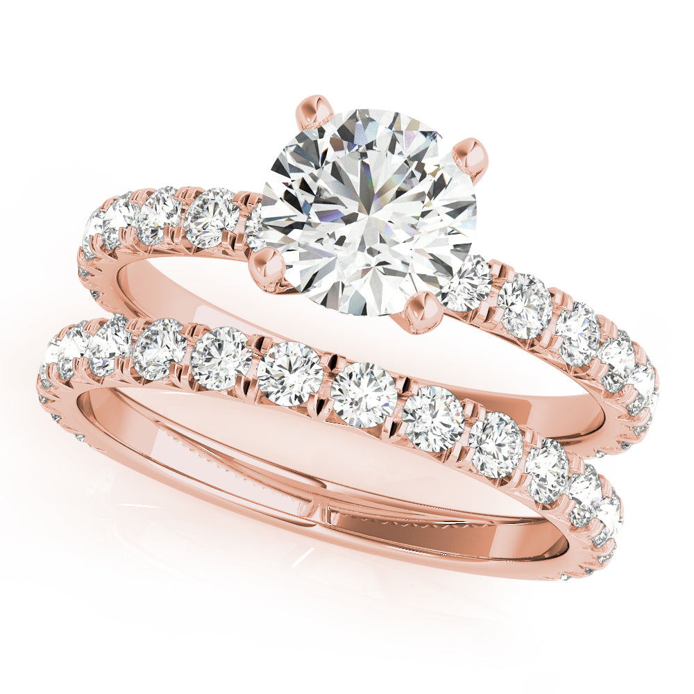 Pavé Diamonds Engagement Ring - Elgrissy Diamonds