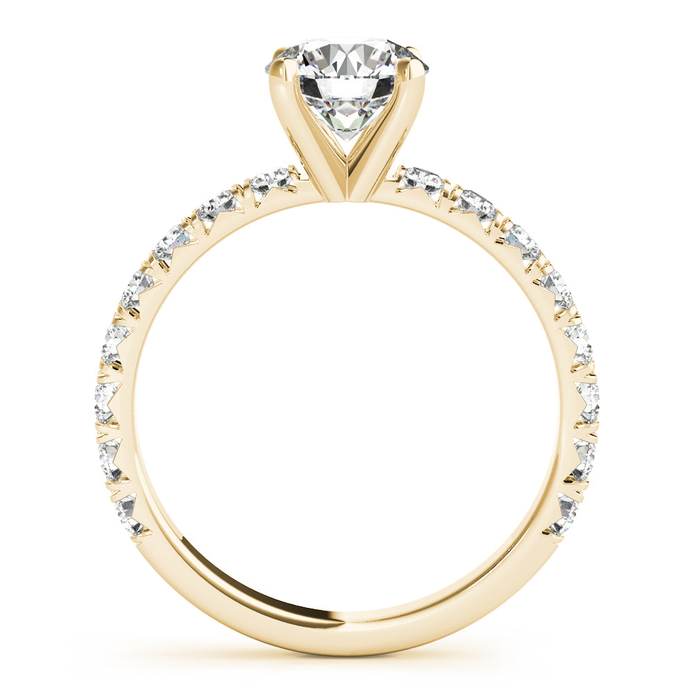 Pavé Diamonds Engagement Ring - Elgrissy Diamonds