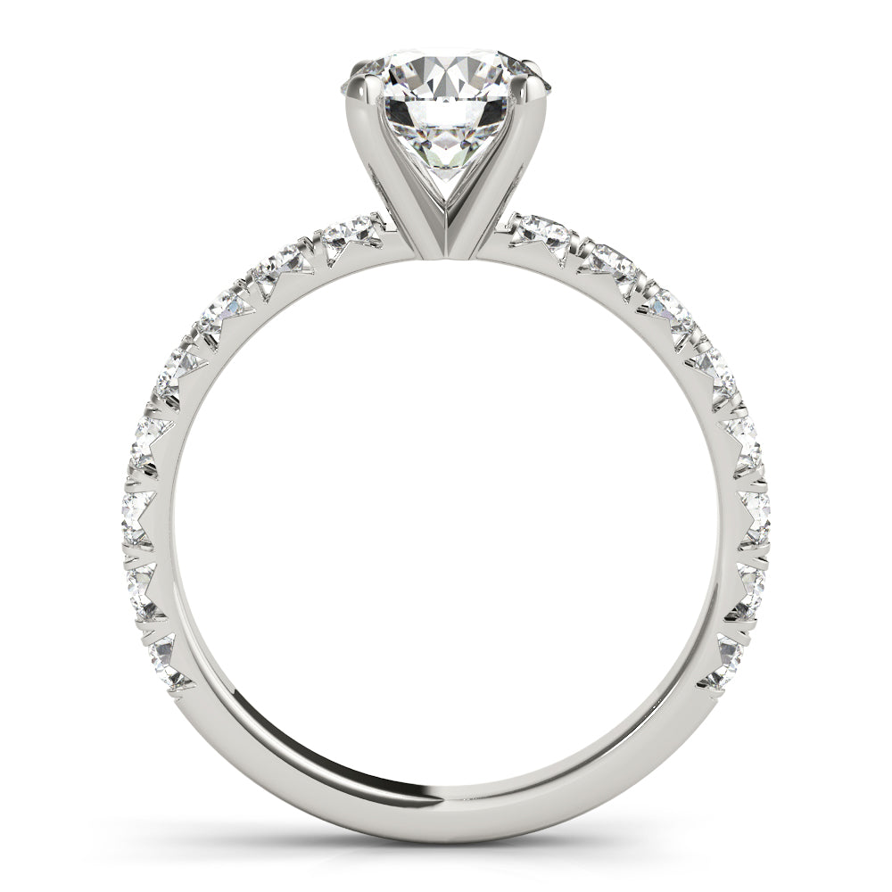 Pavé Diamonds Engagement Ring - Elgrissy Diamonds