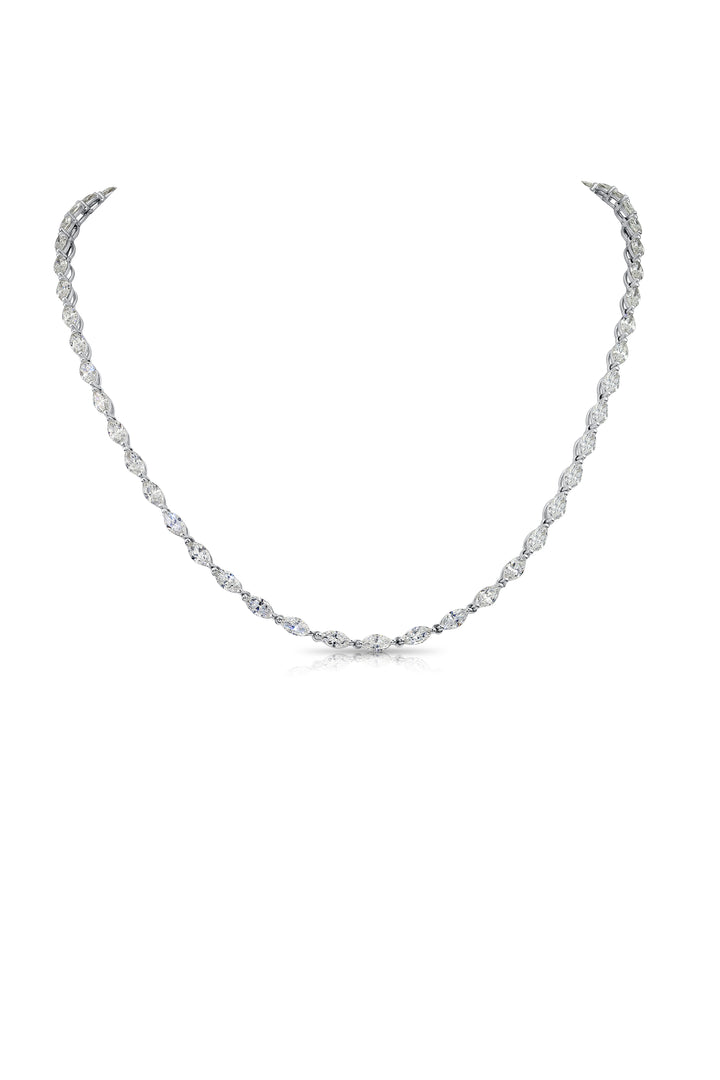 Marquise Tennis Necklace for Rent