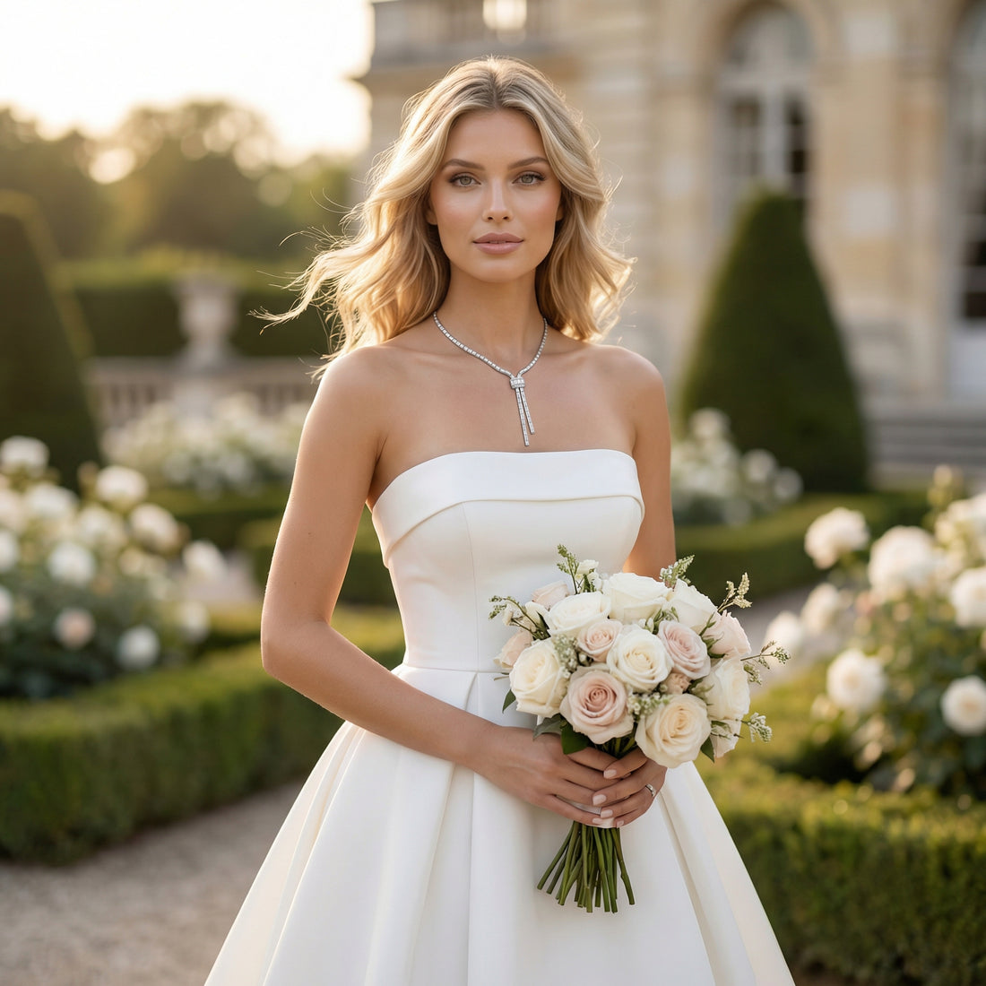 Modern Baguette Lariat Necklace (9.34ct Ct. Tw.) for Rent