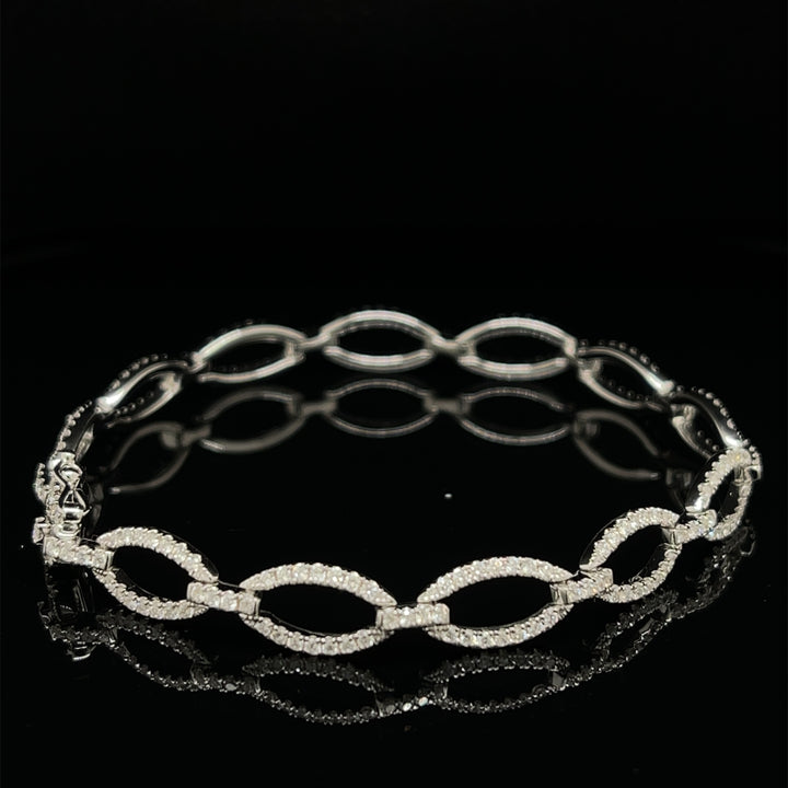 Oval Chain Link Bracelet - Elgrissy Diamonds