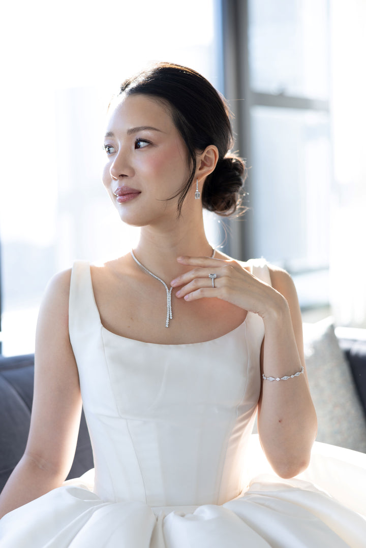 Diamond Lariat Tennis Necklace (8.24 Ct. Tw.) for Rent