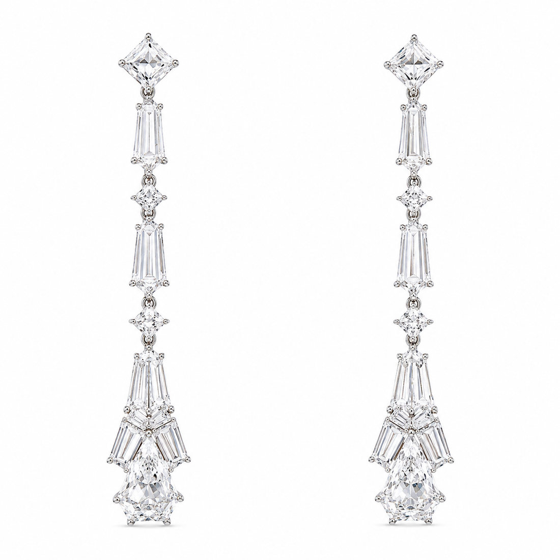Baguette Diamond Earrings