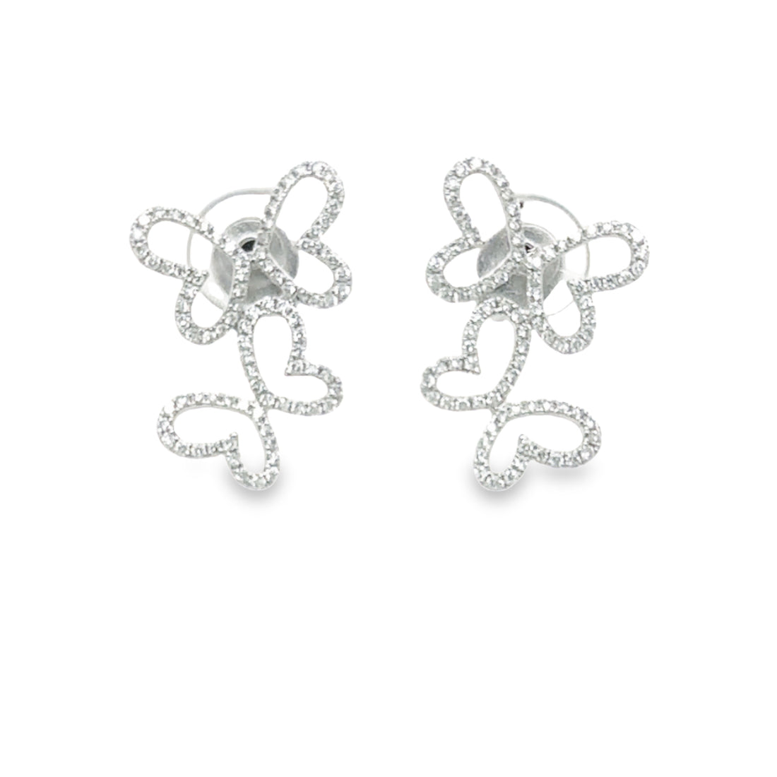 Double Butterfly Studs