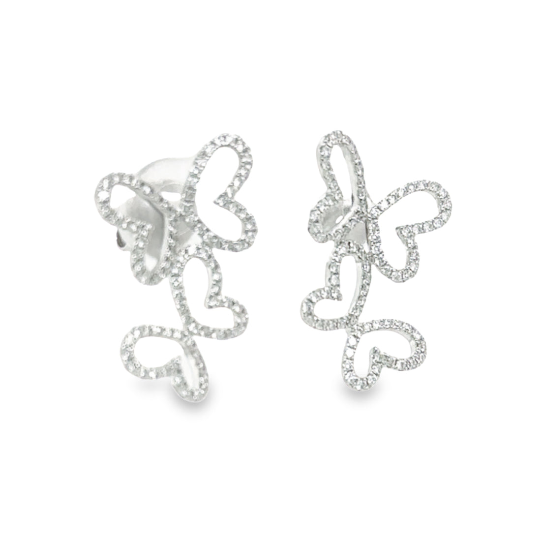 Double Butterfly Studs