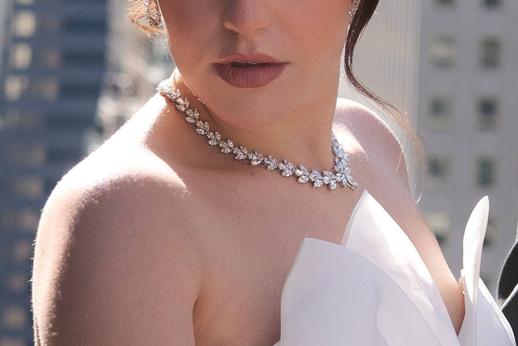 Flower Statement Diamonds Necklace (50.09 Ct. Tw.)