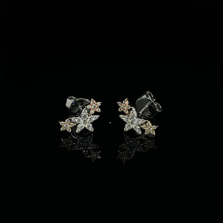 Mixed Metal Starry Night Studs