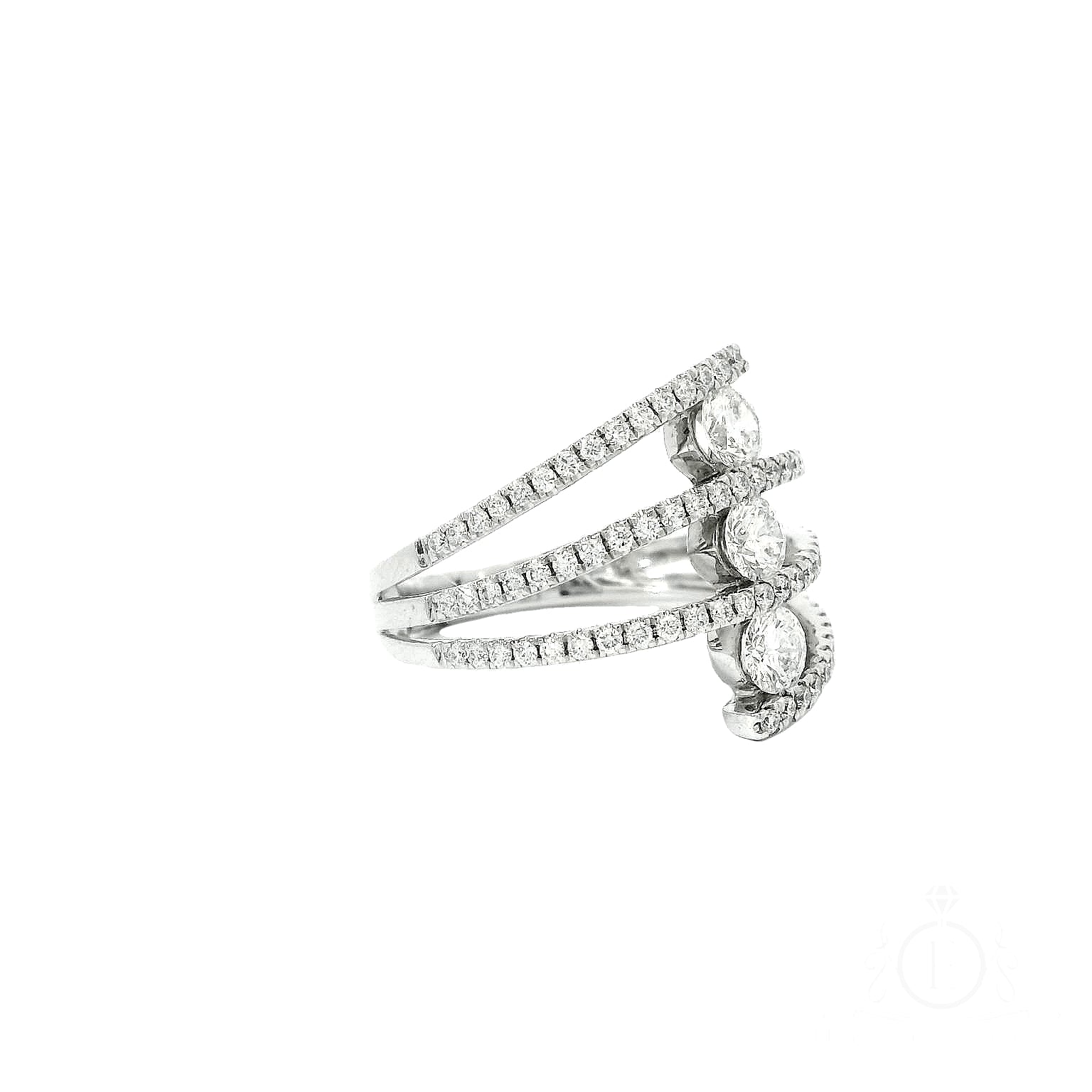 Floating Rounds Cocktail Ring for Rent