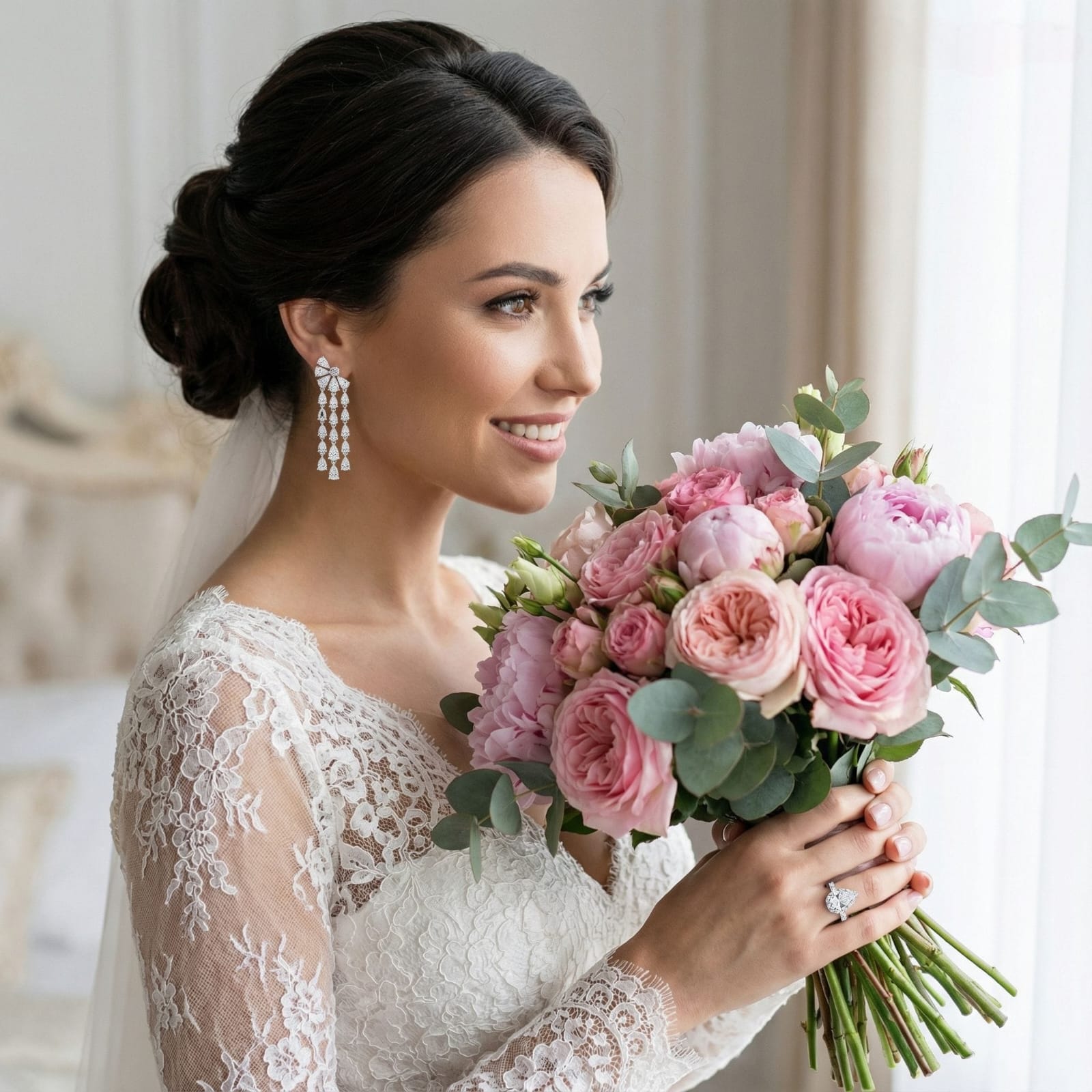 Celeste Cascade Diamond Earrings