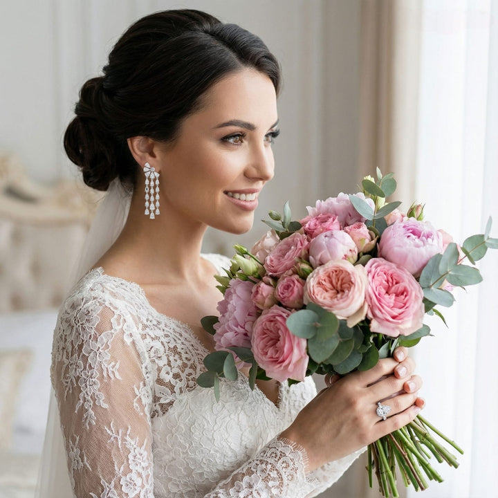 Celeste Cascade Diamond Earrings