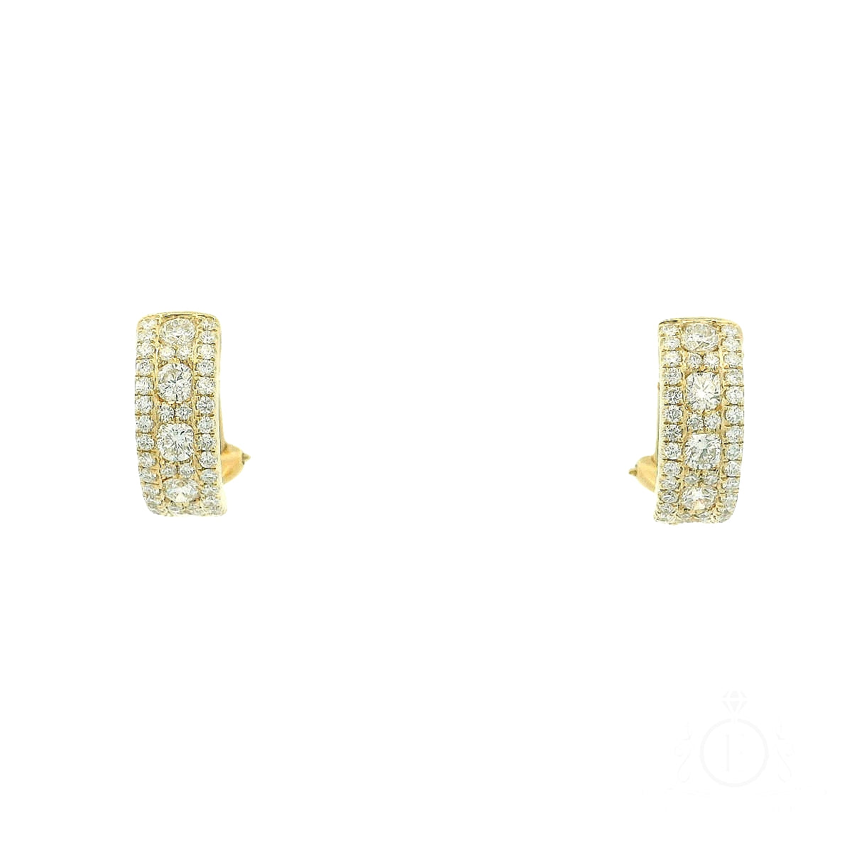 Hoop Earring in Yellow Gold for Sale