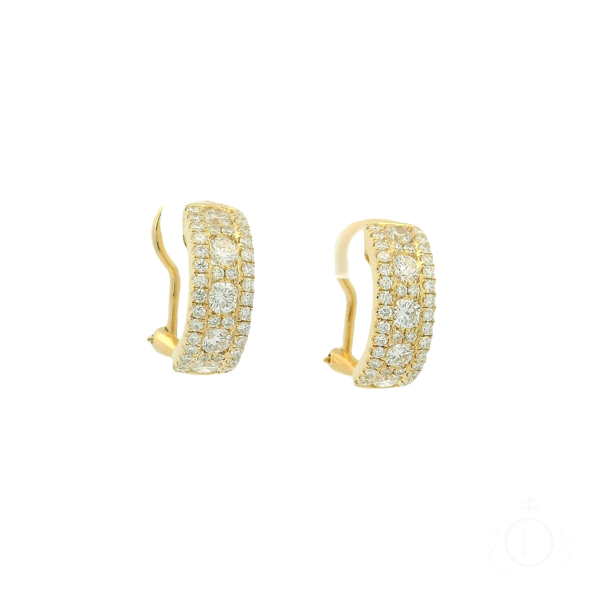 Hoop Earring in Yellow Gold for Sale