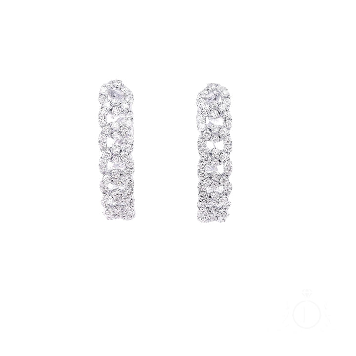 Chunky Link Chain Hoop Earrings