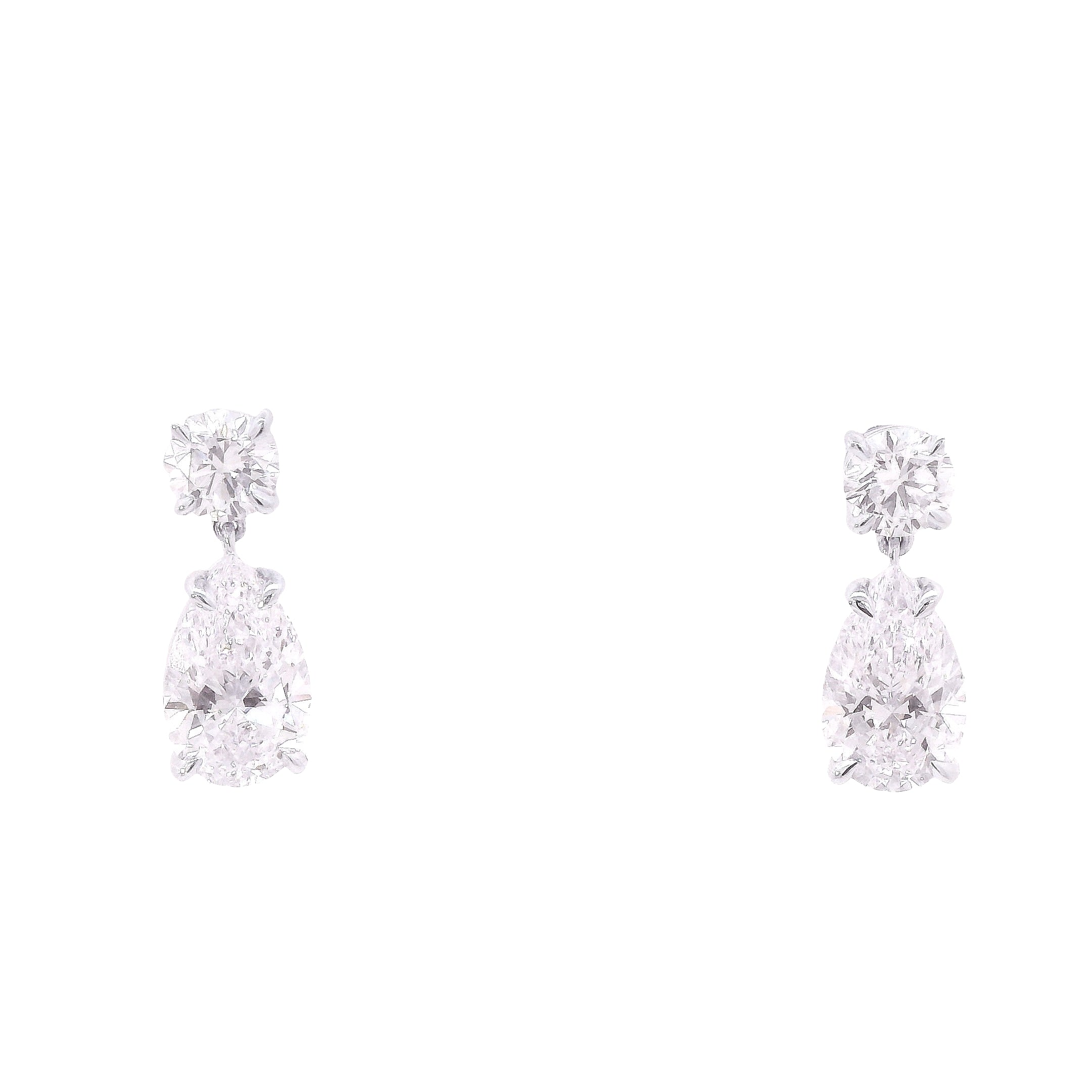 Lab Grown Diamond Pear Shape Earrings