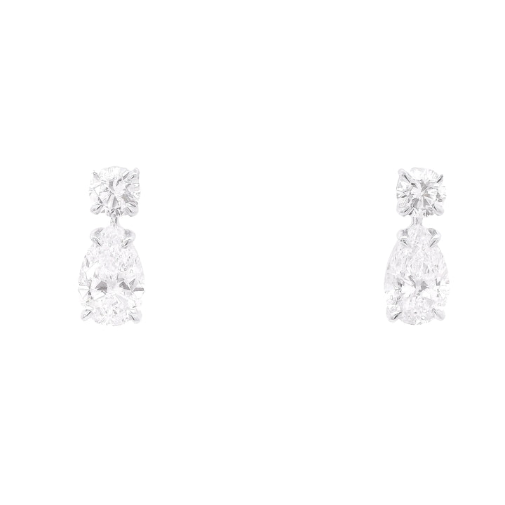 Lab Grown Diamond Pear Shape Earrings
