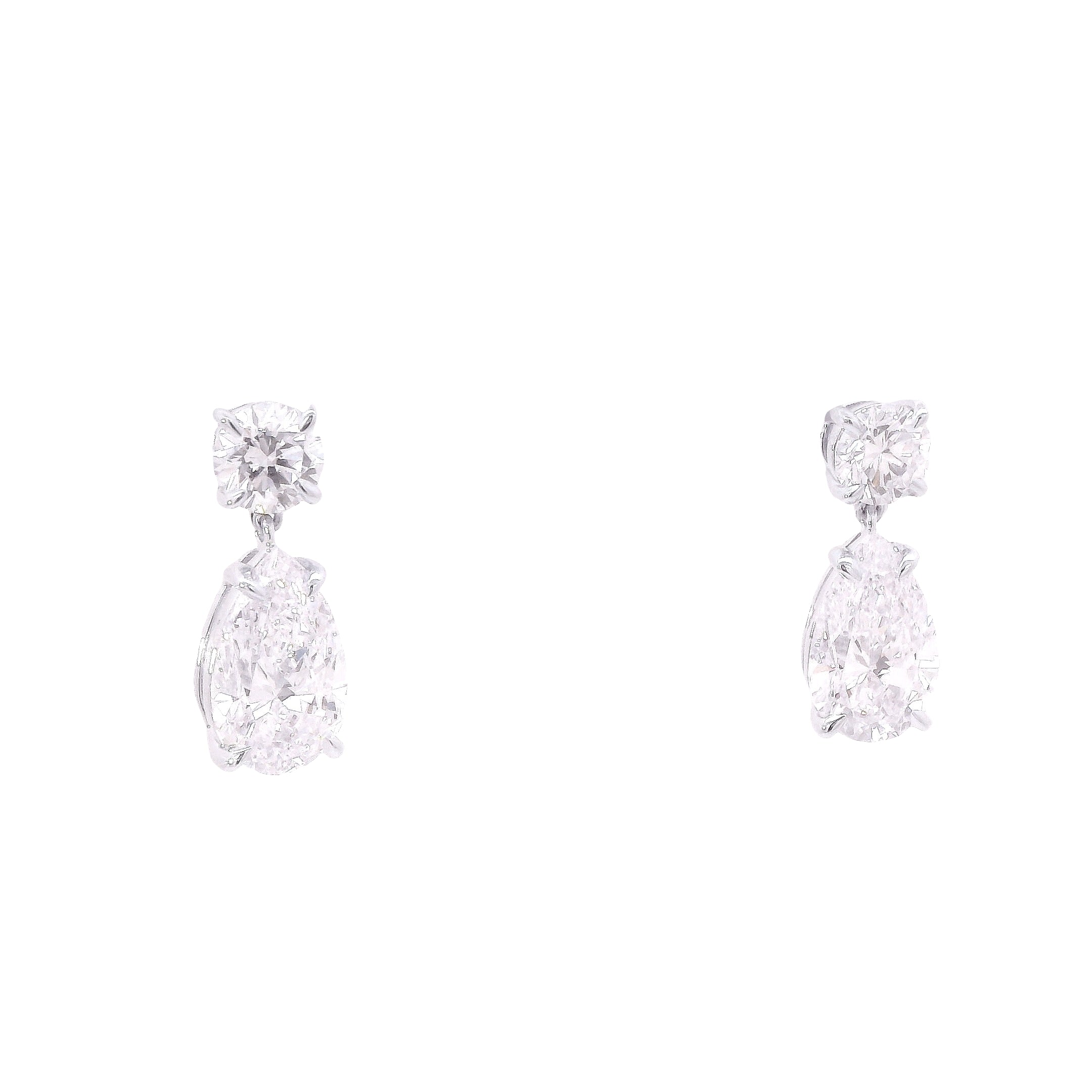 Lab Grown Diamond Pear Shape Earrings