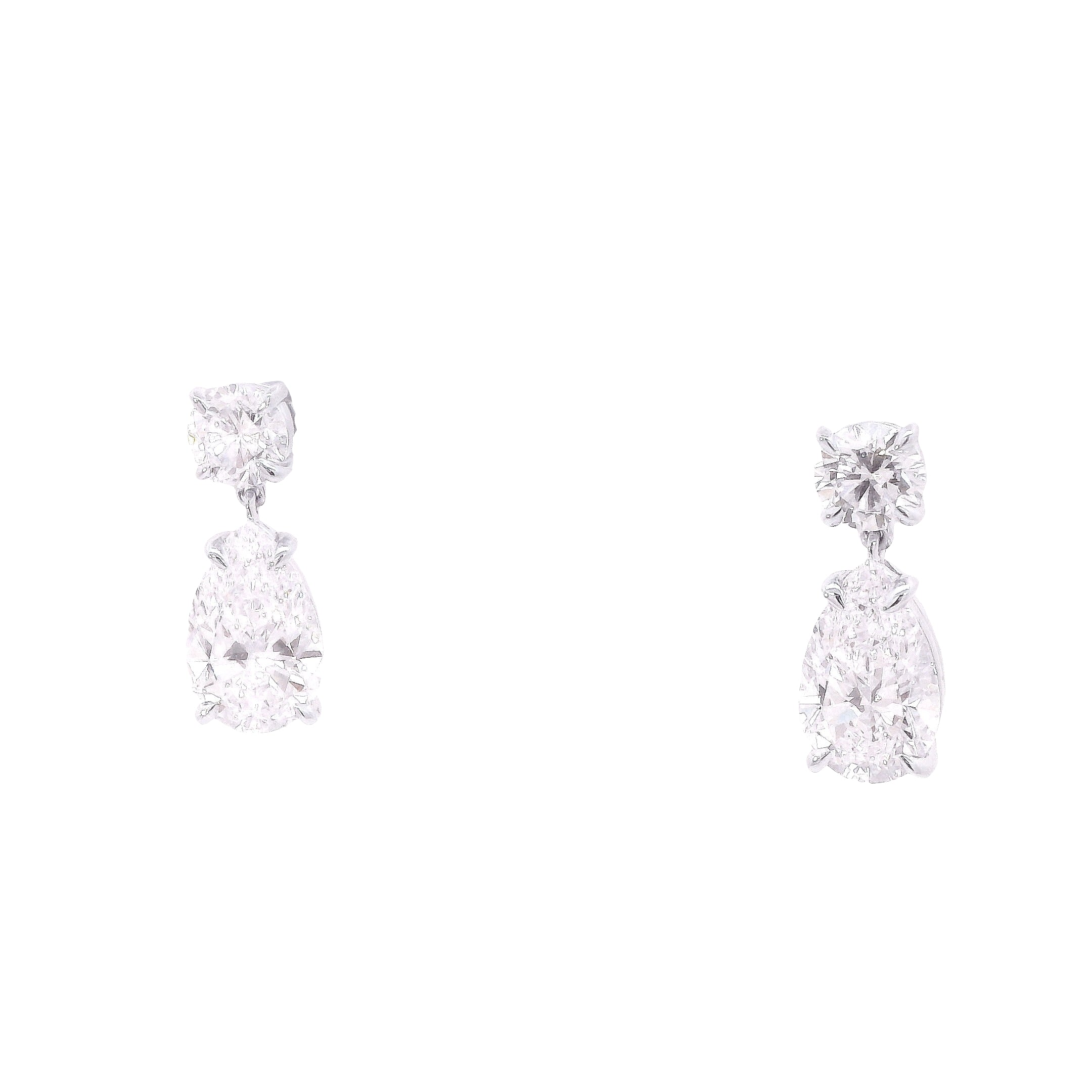 Lab Grown Diamond Pear Shape Earrings