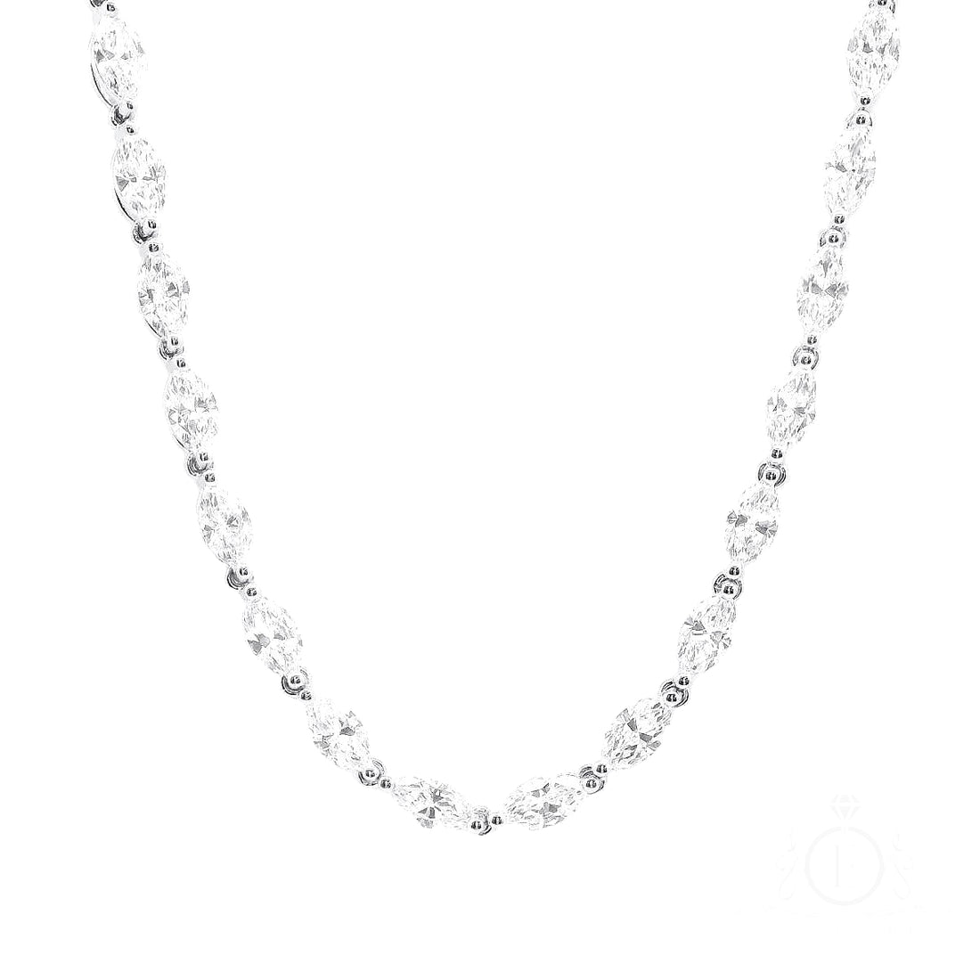 Marquise Tennis Necklace