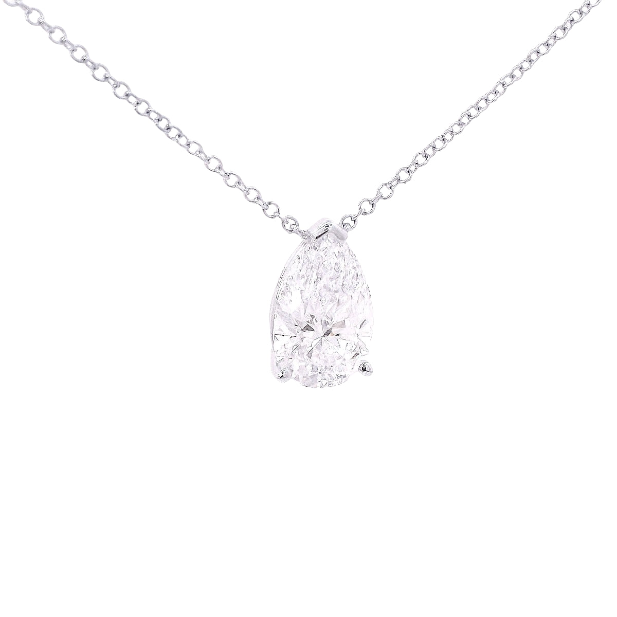 Pear Diamond Pendant