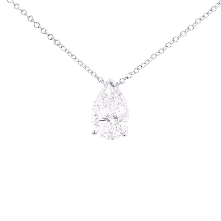 Pear Diamond Pendant