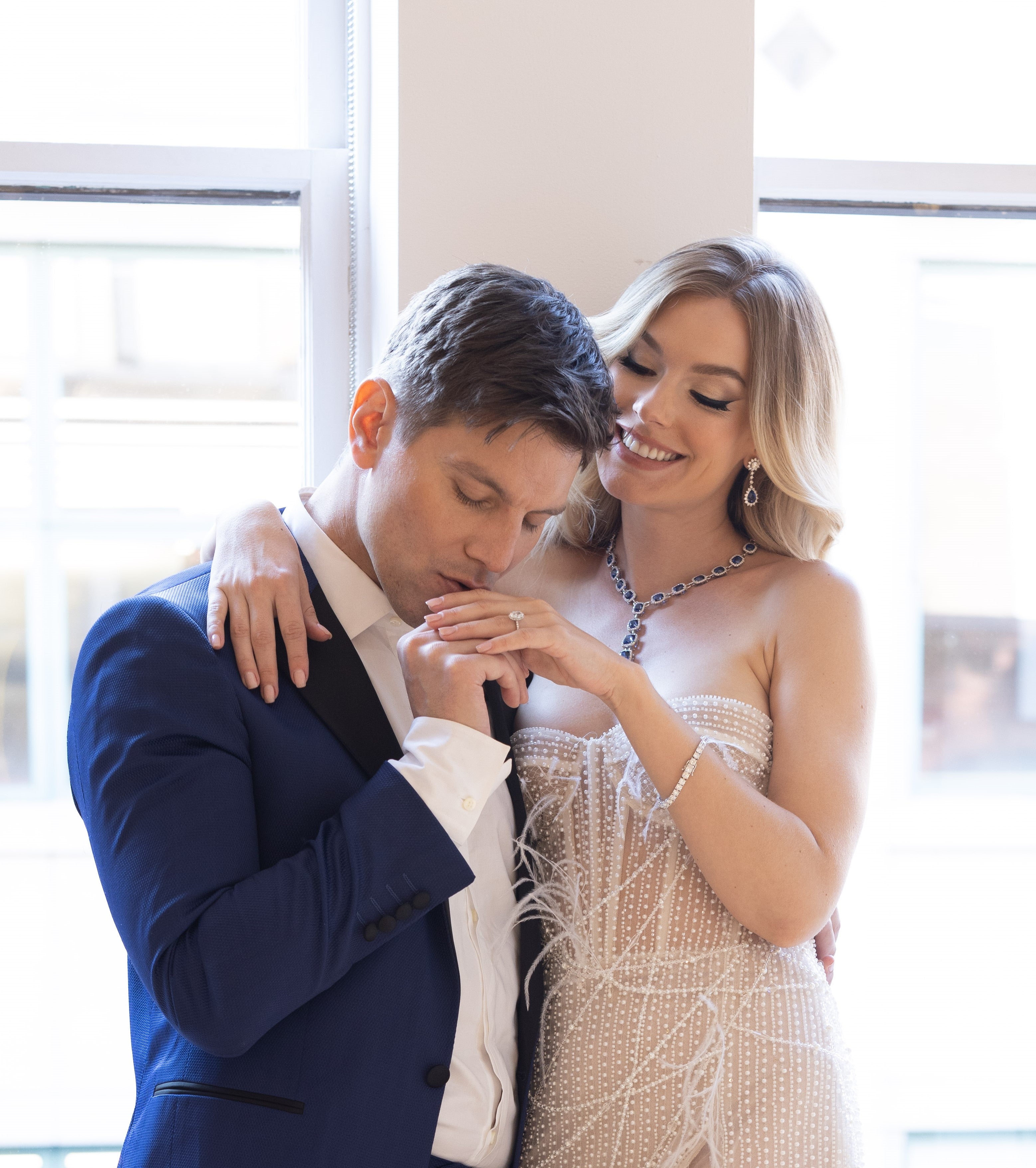 Elegant Sapphire Earrings - Elgrissy Diamonds