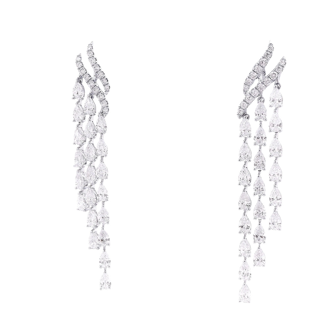 Pear Diamond Earrings