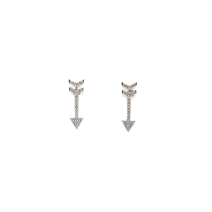 Diamonds Arrow Studs