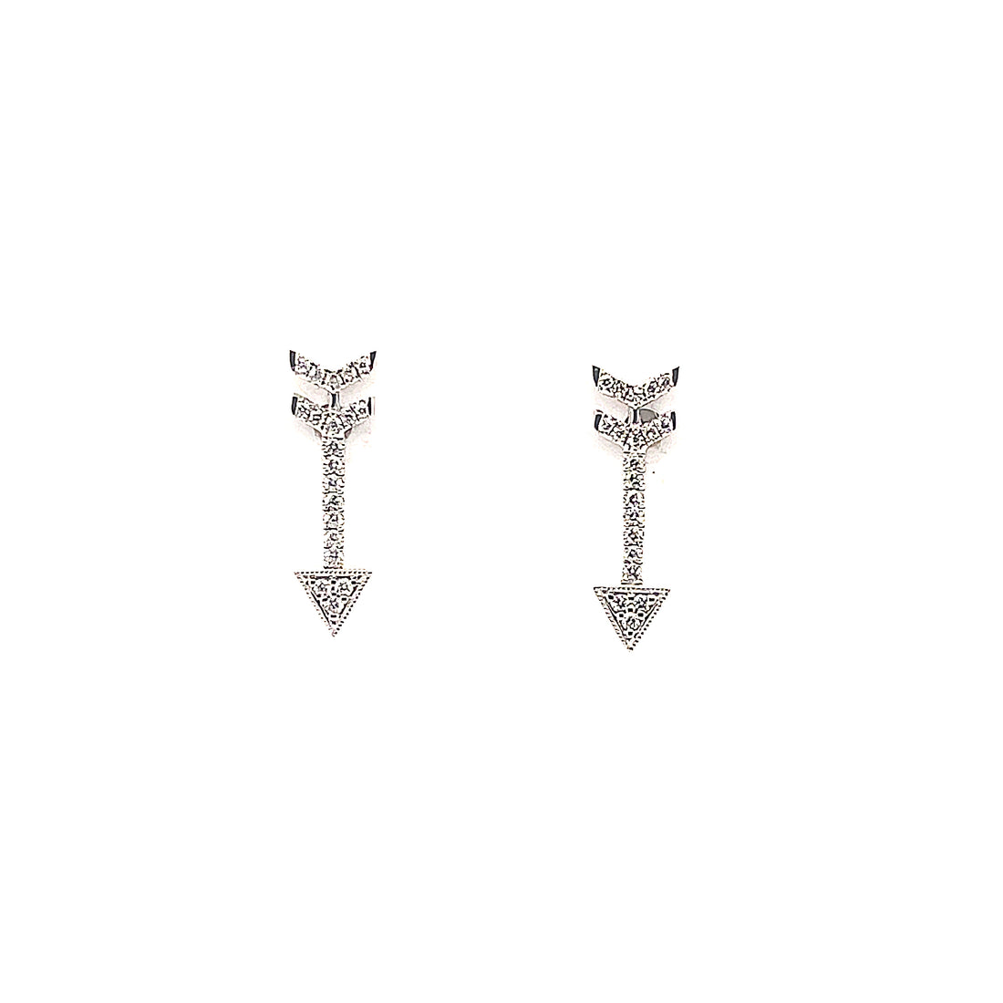 Diamonds Arrow Studs