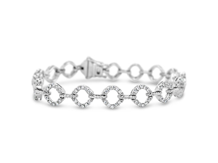 Link Chain Diamond Bracelet - Elgrissy Diamonds