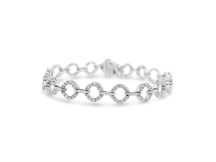 Link Chain Diamond Bracelet - Elgrissy Diamonds