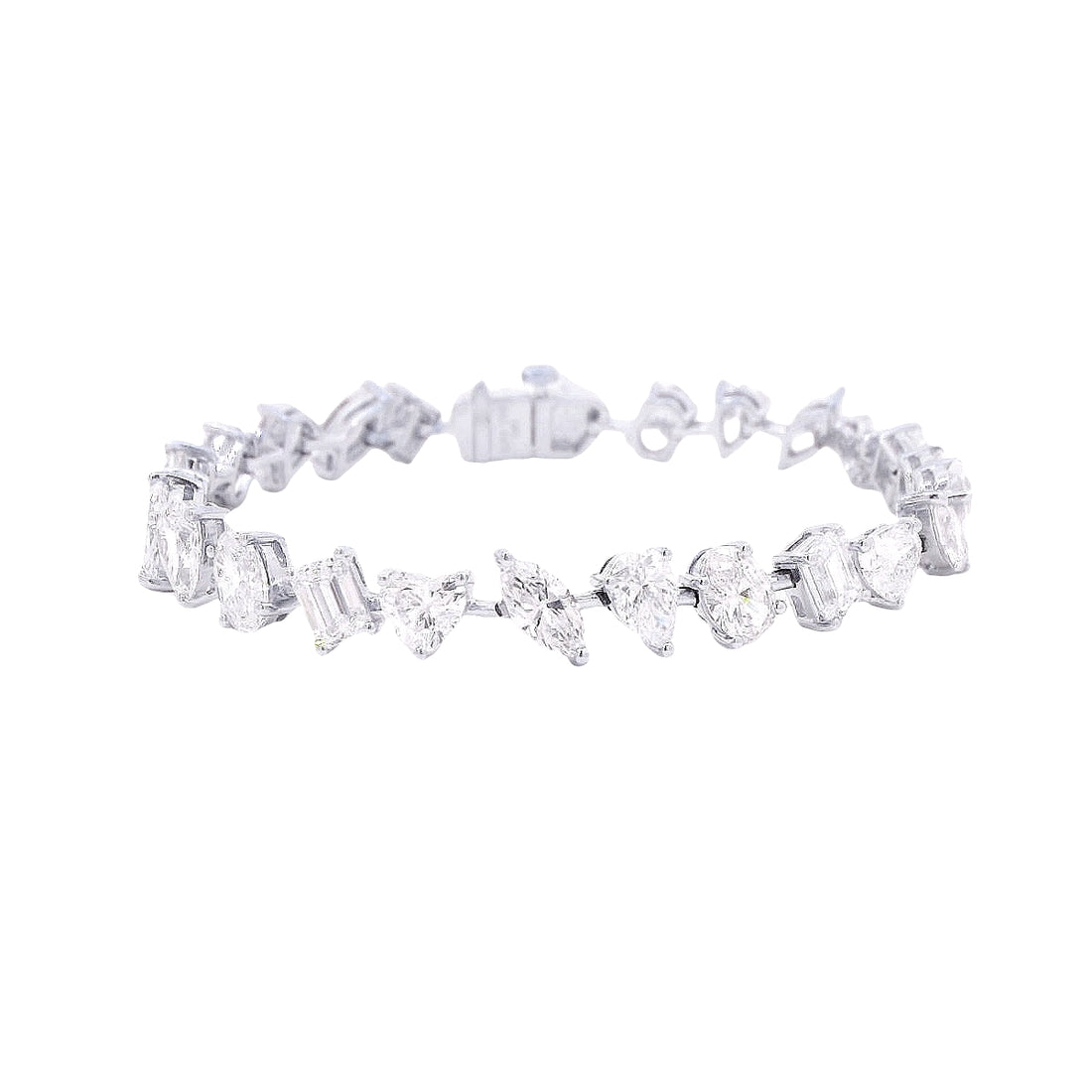 Mixed Shape Diamonds Bracelet